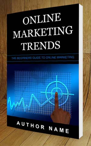 Nonfiction-book-cover-design-Online Marketing Trends-3D