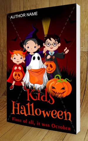 Horror-book-cover-design-Kids Halloween-3D