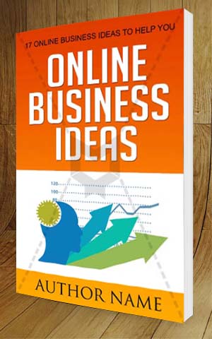 Nonfiction-book-cover-design-Online Business Ideass-3D