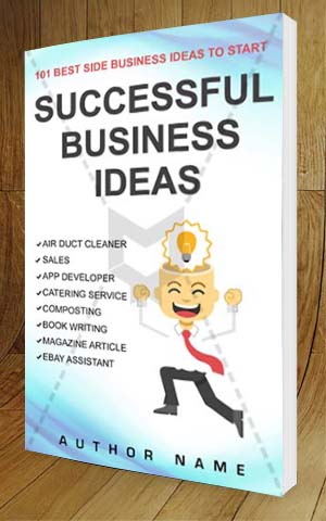 Nonfiction-book-cover-design-Successful Business Ideas-3D