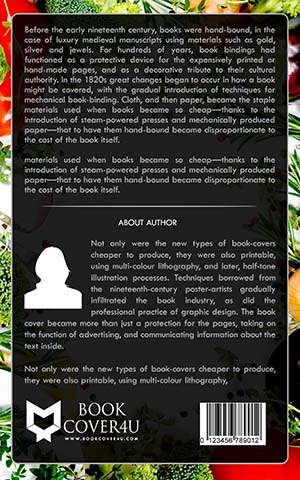 Nonfiction-book-cover-design-New Vegetable Recipes-back