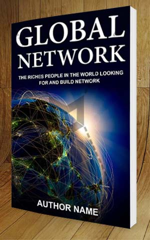SCI-FI-book-cover-design-Global Network-3D