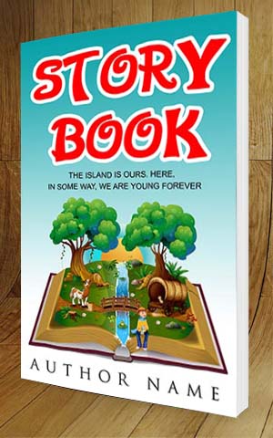 Children-book-cover-design-Story Book-3D