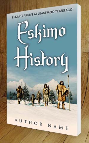 Fantasy-book-cover-design-Eskimo History-3D
