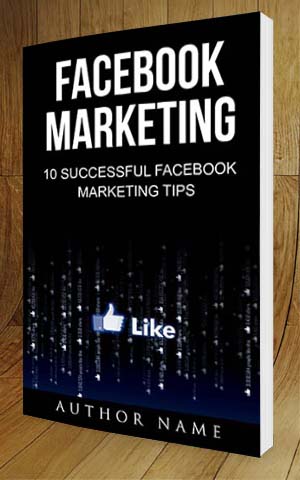Nonfiction-book-cover-design-Facebook Marketing-3D