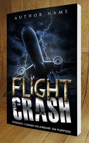 Thrillers-book-cover-design-Flight Crash-3D