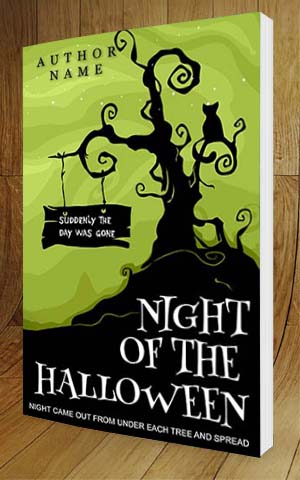Horror-book-cover-design-Night Of The Halloween-3D