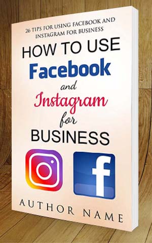 Nonfiction-book-cover-design-Facebook And Instagram For Business-3D