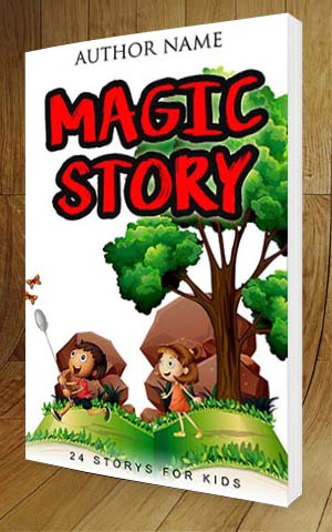 Children-book-cover-design-Magic Story-3D