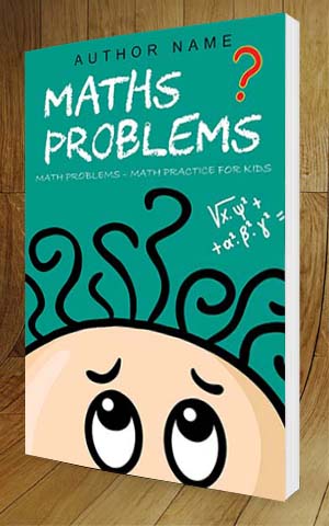 Educational-book-cover-design-Maths Problems-3D