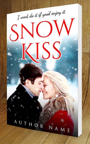 Romance-book-cover-design-Snow Kiss-3D