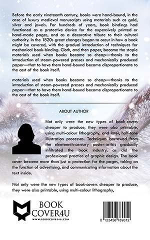 Fantasy-book-cover-design-Snow princess-back