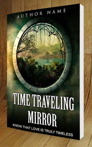 SCI-FI-book-cover-design-Time Traveling Mirror-3D