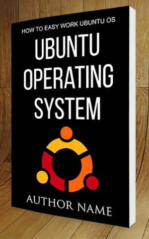 Nonfiction-book-cover-design-Ubuntu Operating System-3D
