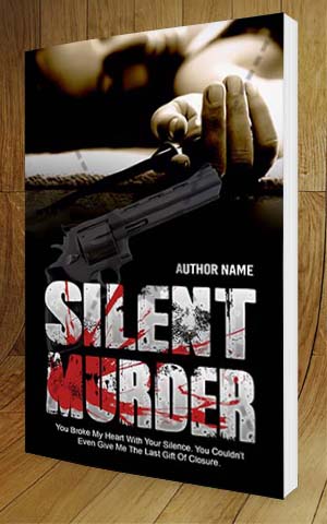 Horror-book-cover-design-Silent Murder-3D