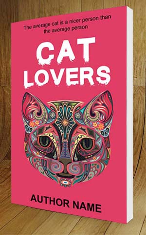 Nonfiction-book-cover-design-Cat lovers-3D