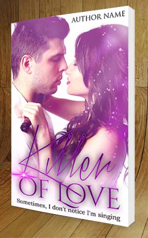 Romance-book-cover-design-Killer of Love-3D