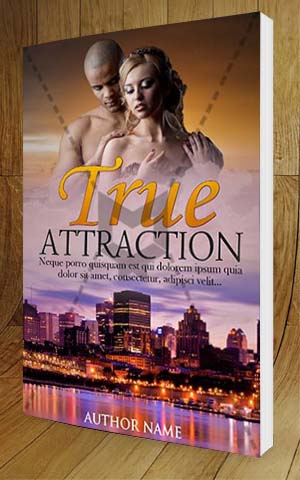 Romance-book-cover-design-True Attraction-3D