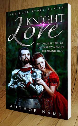 Romance-book-cover-design-Knight Love-3D