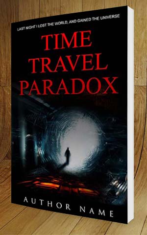 SCI-FI-book-cover-design-Time Travel Paradox-3D