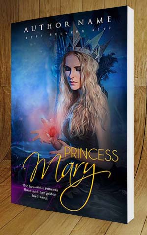 Romance-book-cover-design-Princess Mary-3D