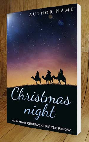 Fantasy-book-cover-design-Christmas Night-3D