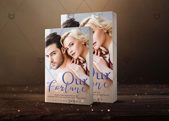 Romance-book-cover-design-Our Fortune-back