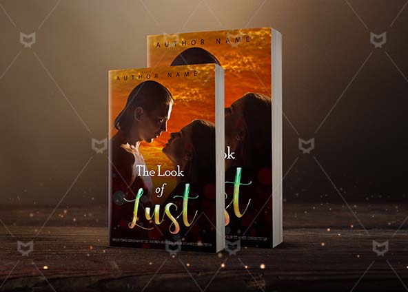 Romance-book-cover-design-The Look Of Lust-back