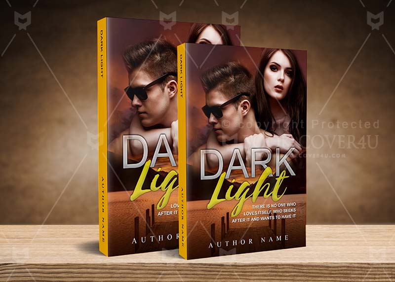 Romance-book-cover-design-Dark Light-back