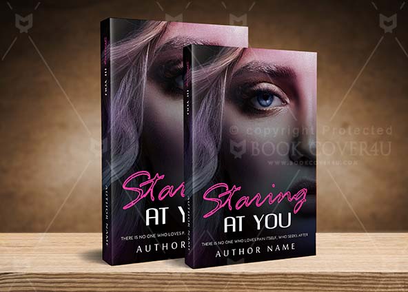 Romance-book-cover-design-Staring At You-back