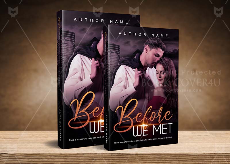 Romance-book-cover-design-Before We Met-back