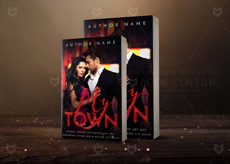 Romance-book-cover-design-My Town-back
