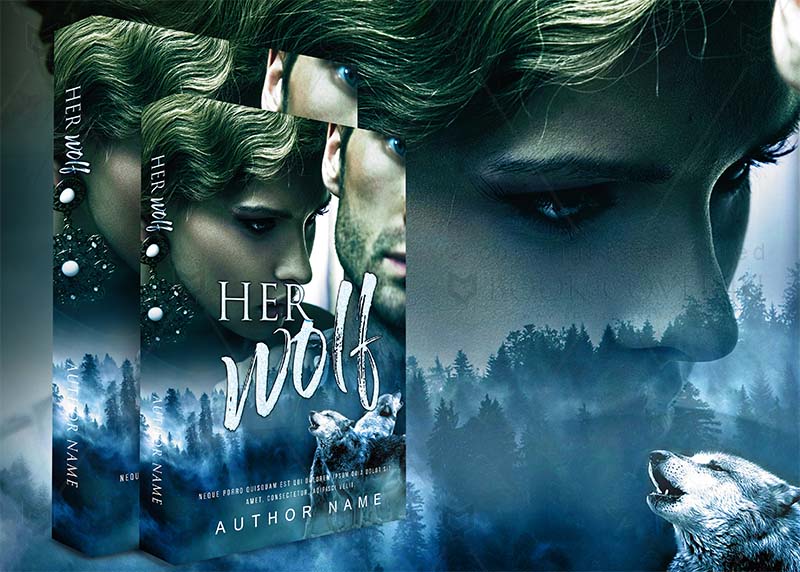 Romance-book-cover-design-Her Wolf-back