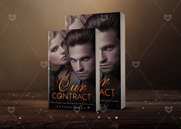 Romance-book-cover-design-Our Contract-back