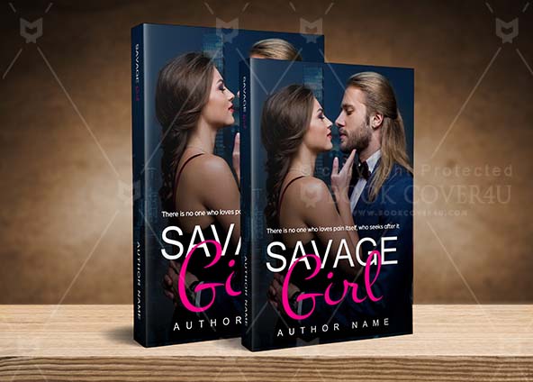 Romance-book-cover-design-Savage Girl-back