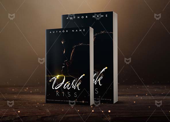 Romance-book-cover-design-Dark Kiss-back