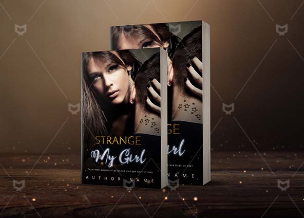 Romance-book-cover-design-Strange My Girl-back