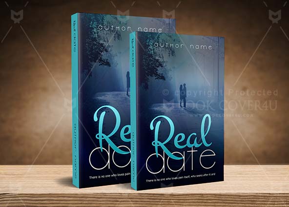 Romance-book-cover-design-Real Date-back