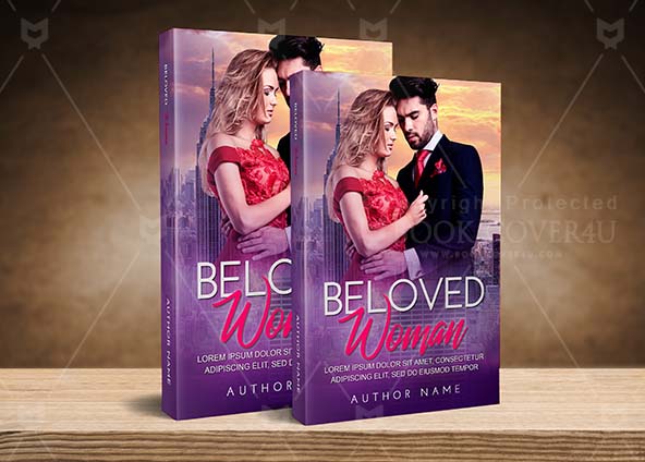 Romance-book-cover-design-Beloved Woman-back