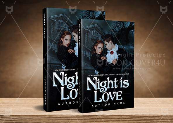 Romance-book-cover-design-Night Is Love-back