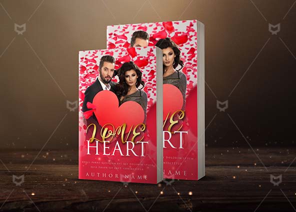 Romance-book-cover-design-Love Heart-back