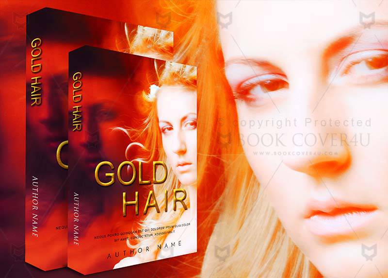 Romance-book-cover-design-Gold Hair-back