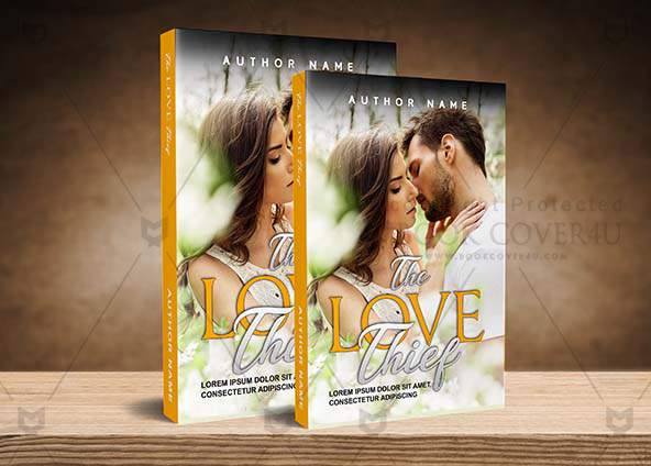 Romance-book-cover-design-The Love Thief-back