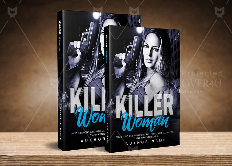 Fantasy-book-cover-design-Killer Woman-back