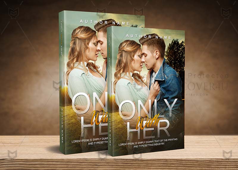 Romance-book-cover-design-Only Her-back