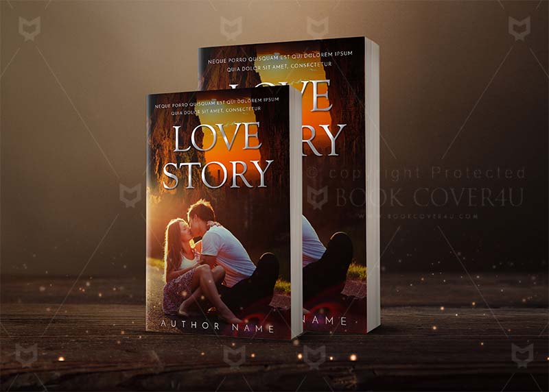 Romance-book-cover-design-Love Story-back