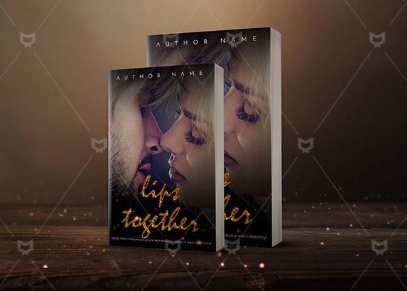 Romance-book-cover-design-Lips Together-back