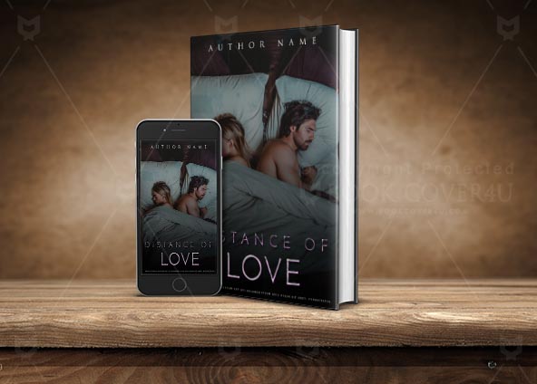 Romance-book-cover-design-Distance of love-back