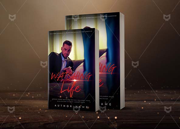 Romance-book-cover-design-Watching Life-back