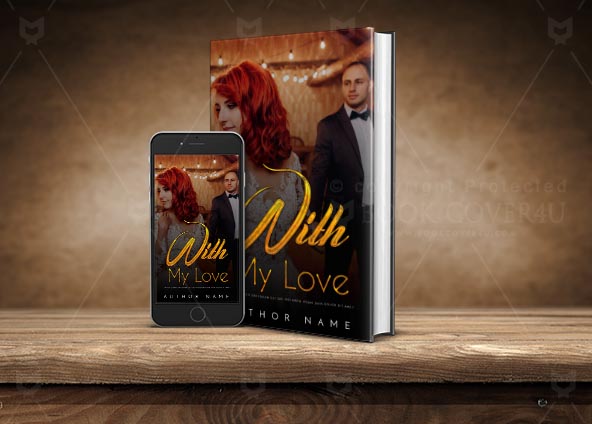 Romance-book-cover-design-With my love-back